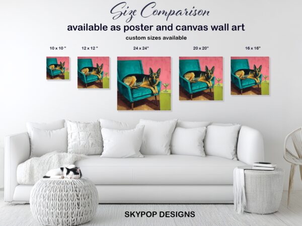 German Shepherd Art