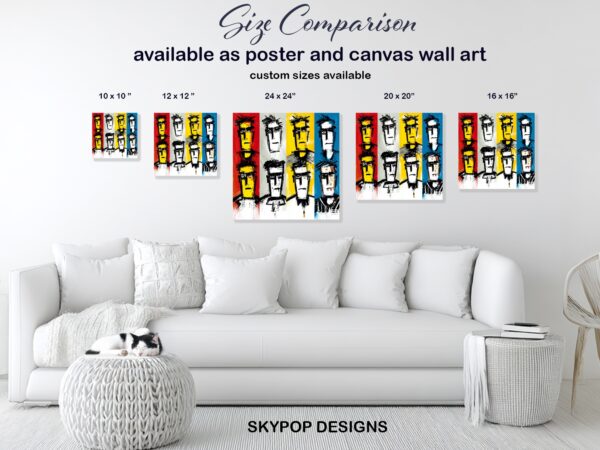 Emotional Faces Art