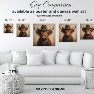 Highland Cow Art