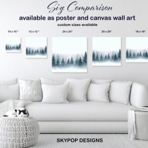 Misty Forest Art