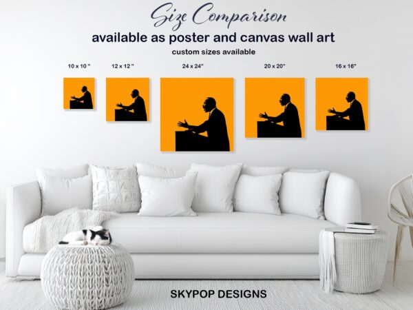 Silhouette Orator Art