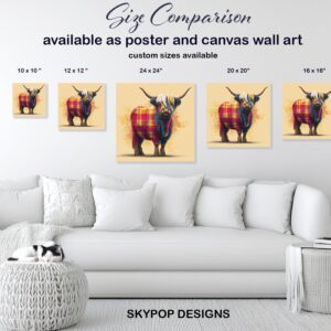 Highland Cow Art