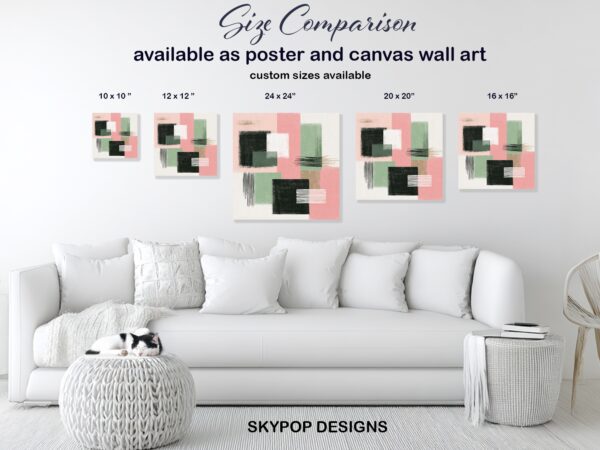 Geometric Pastel Harmony Art