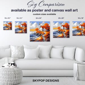 Autumn Lighthouse Art