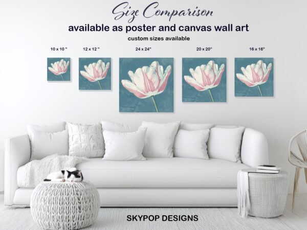 Tulip Bloom Art