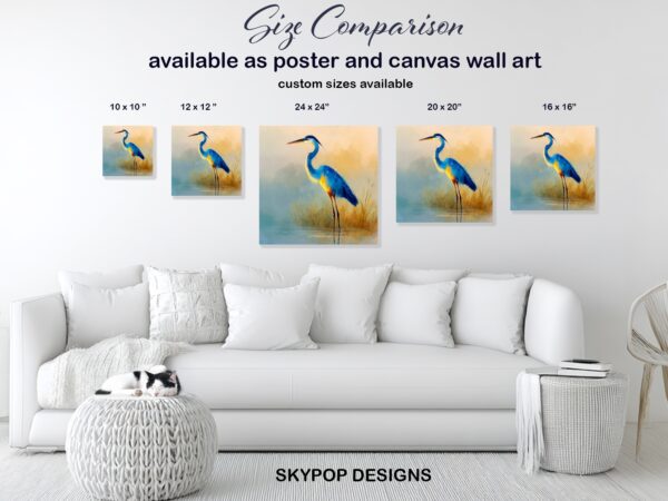 Blue Heron Art