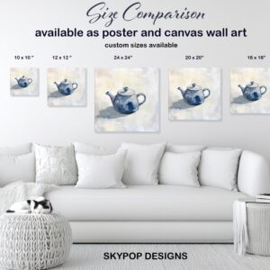 Blue Teapot Art