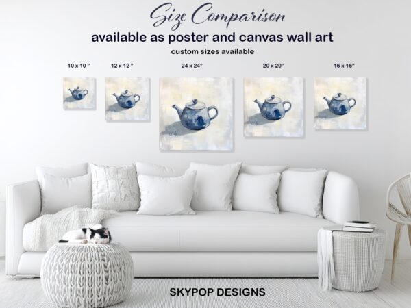 Blue Teapot Art