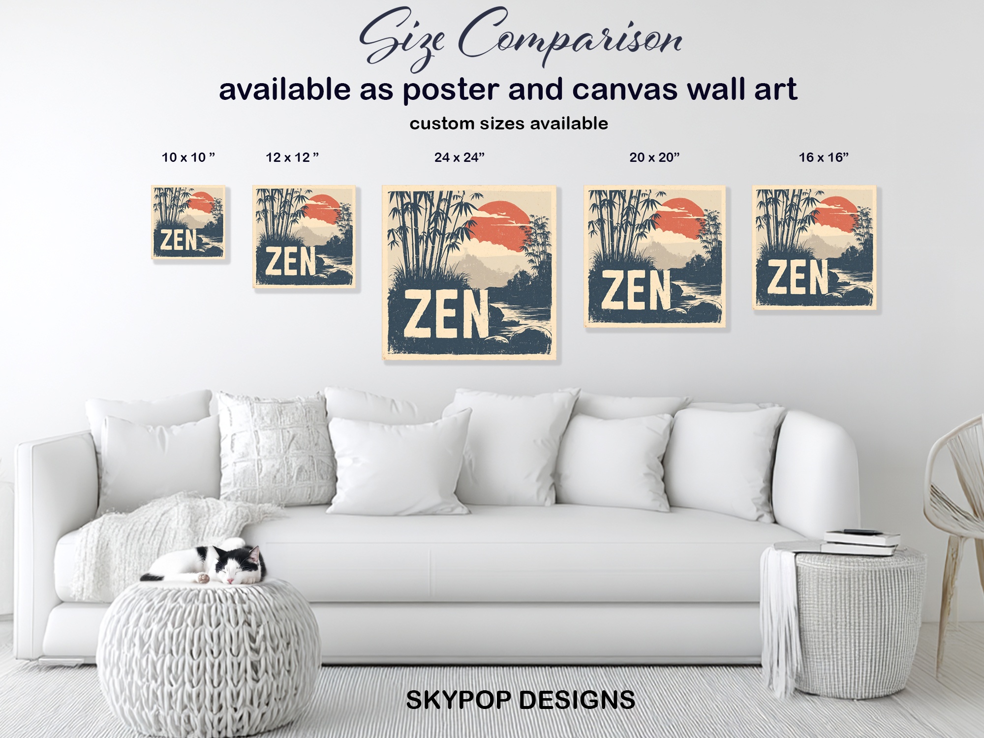 7.jpg Zen Bamboo Sunset Art