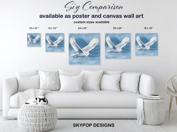 Snow Owl Art