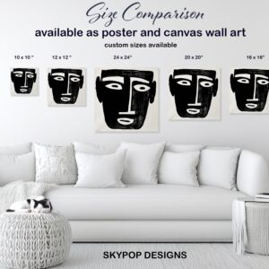 Minimalist Face Art