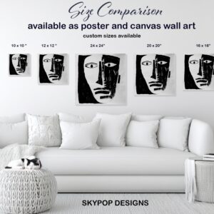 Abstract Face Art