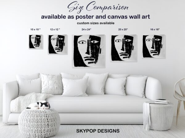 Abstract Face Art