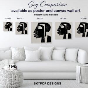 Abstract Face Art