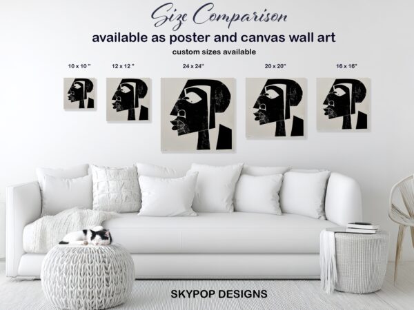 Abstract Face Art
