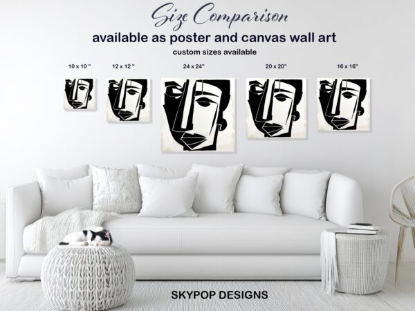 Geometric Face Art