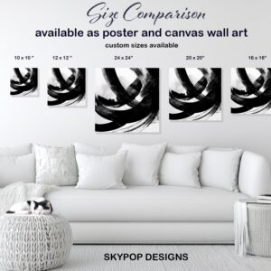 Dynamic Brushstroke Art