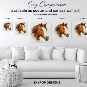 Chestnut Horse Art