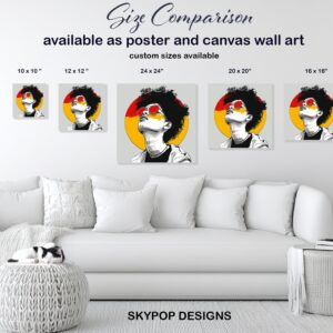 Afro Sunglasses Art