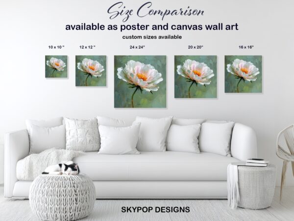 Peony Bloom Art