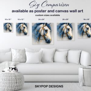 Blue Horse Art