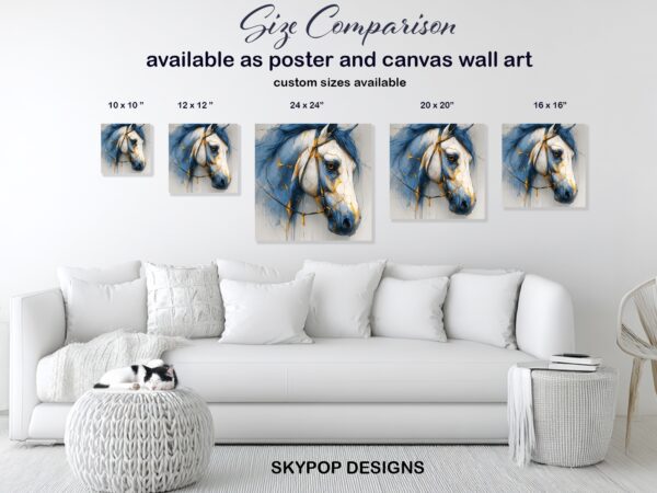 Blue Horse Art