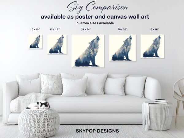 Wolf Forest Art
