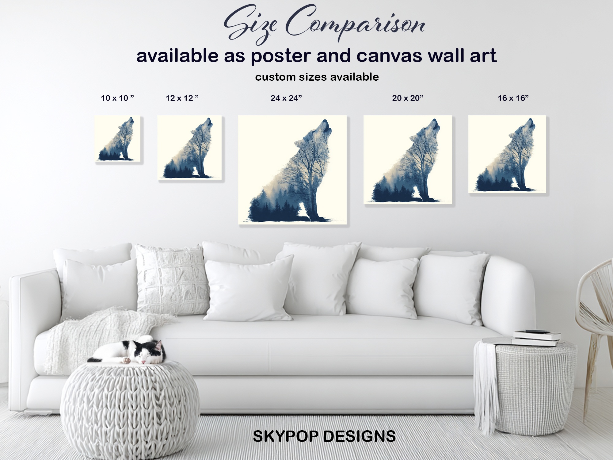 7.jpg Wolf Forest Art