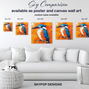 Kingfisher Bird Art