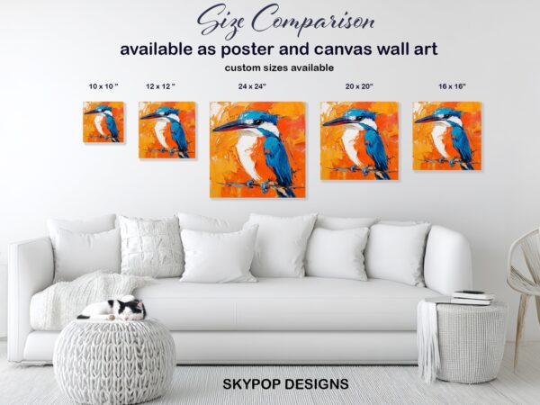 Kingfisher Bird Art