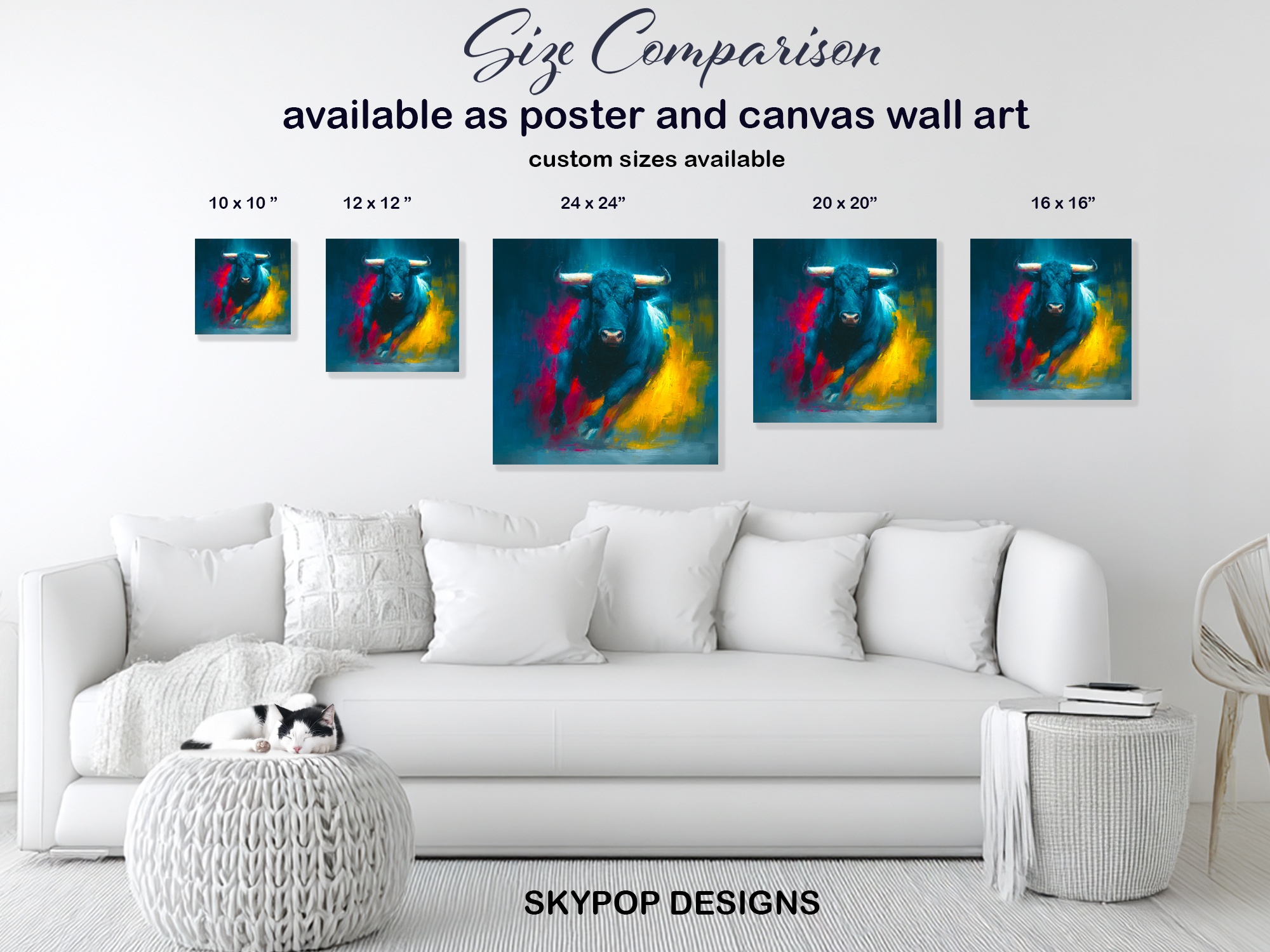 7.jpg Bull Wall Art