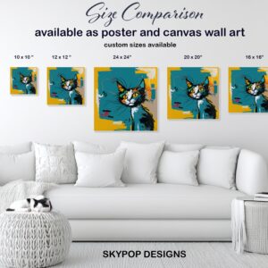 Cat Face Art