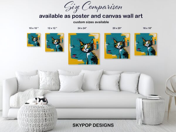 Cat Face Art