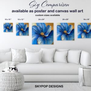 Blue Poppy Art