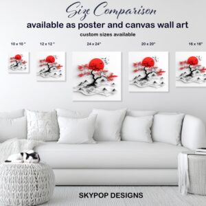 Japanese Cherry Blossom Tree Art