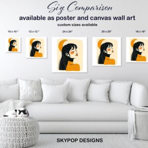 Starry Night Girl Art
