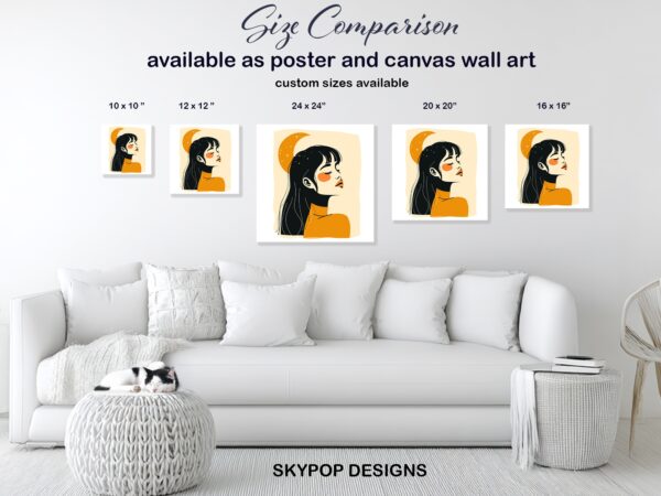 Starry Night Girl Art