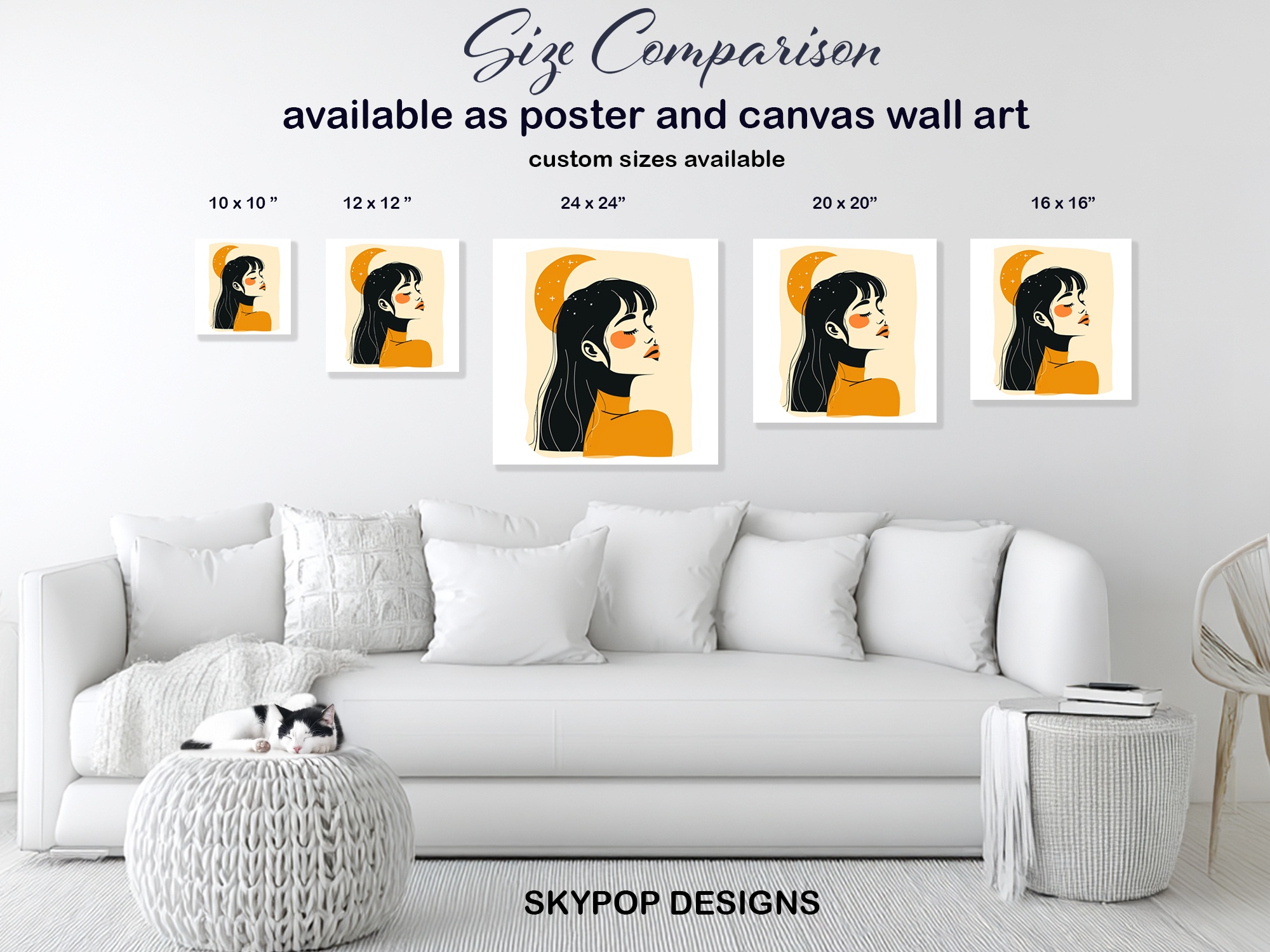 7.jpg Starry Night Girl Art
