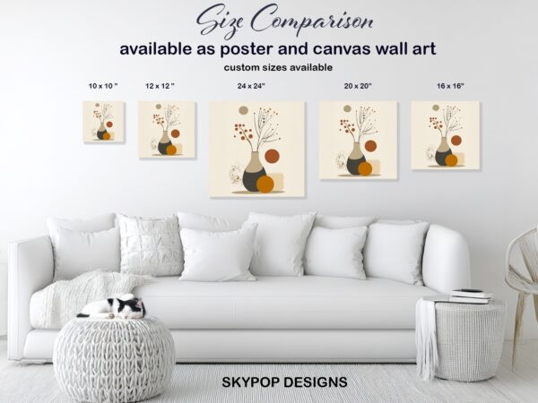 Autumn Branches Vase Art