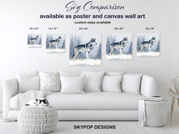 Wolf Winter Art
