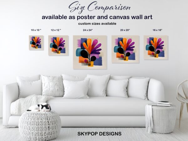 Vibrant Bloom Abstract Art