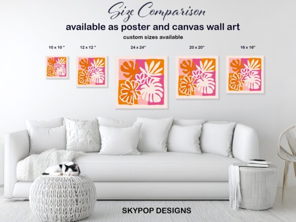 Tropical Leaf Abstract Art