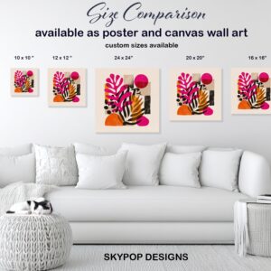 Tropical Abstract Shapes Art
