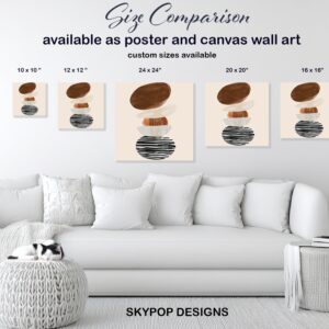 Stacked Shapes Abstract Art