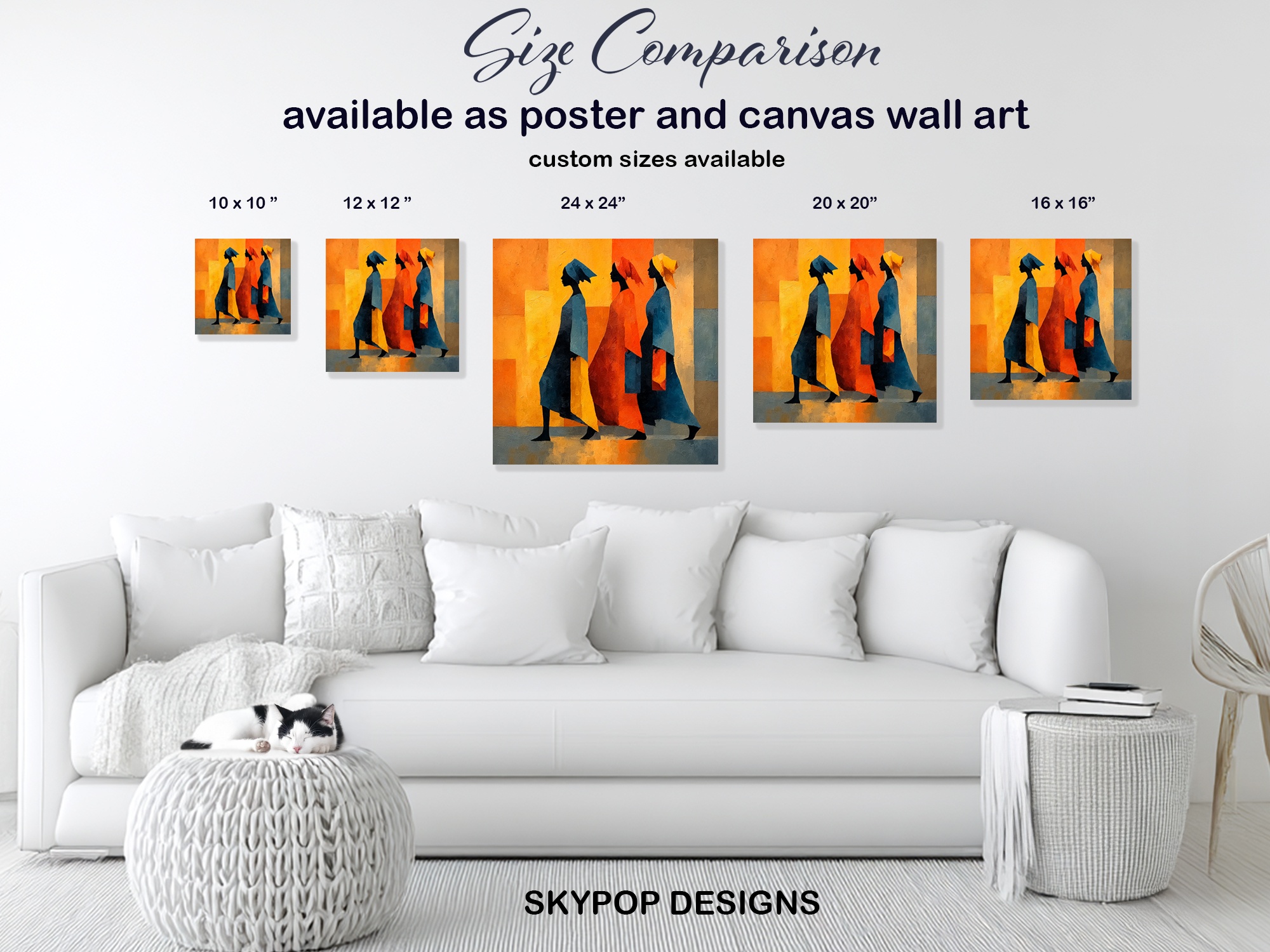 7.jpg Vibrant Silhouettes Art