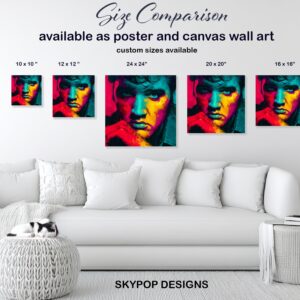 Vibrant Face Portrait Art