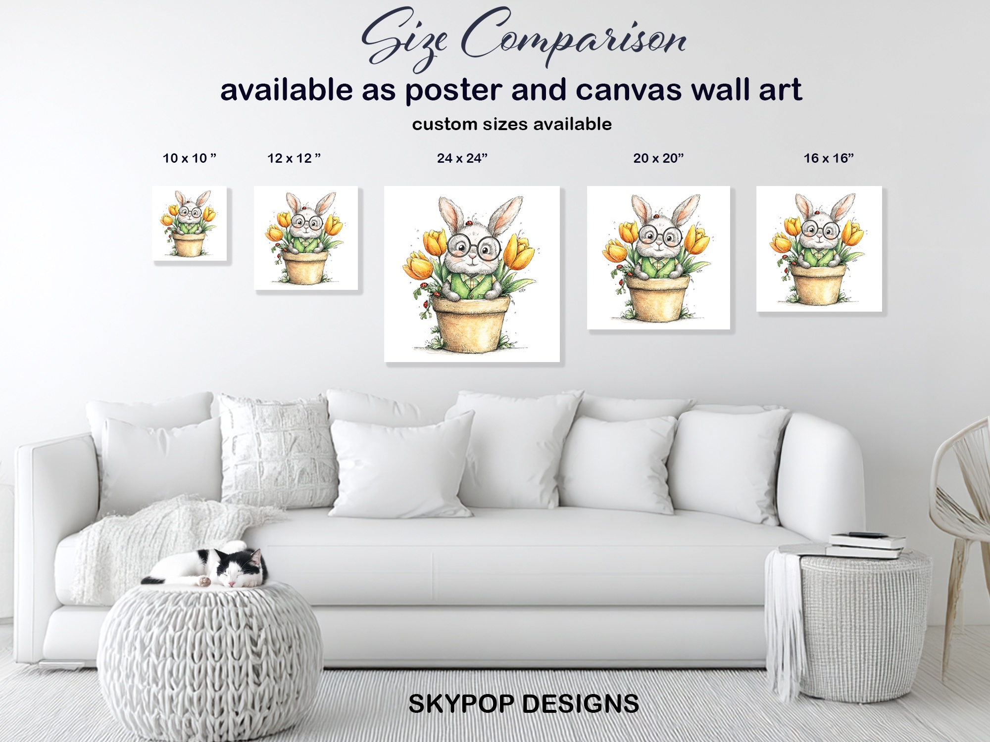 7.jpg Bunny Flower Pot Art