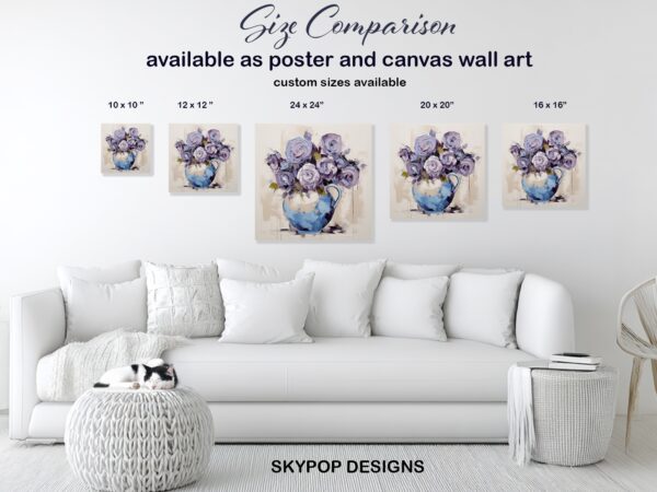 Lavender Roses Art