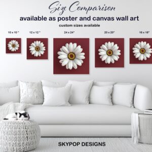 White Daisy Art
