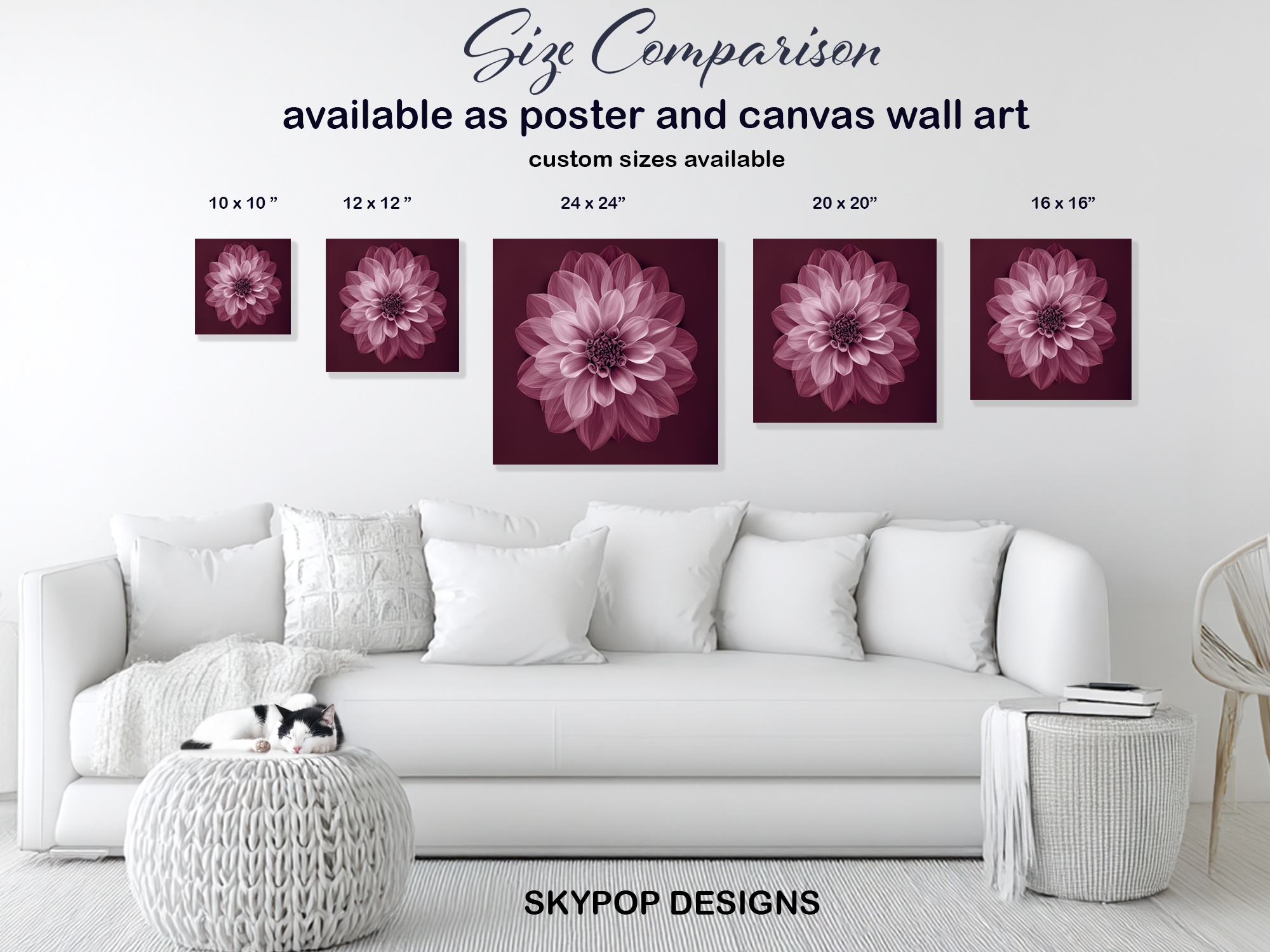 7.jpg Pink Dahlia Bloom Art